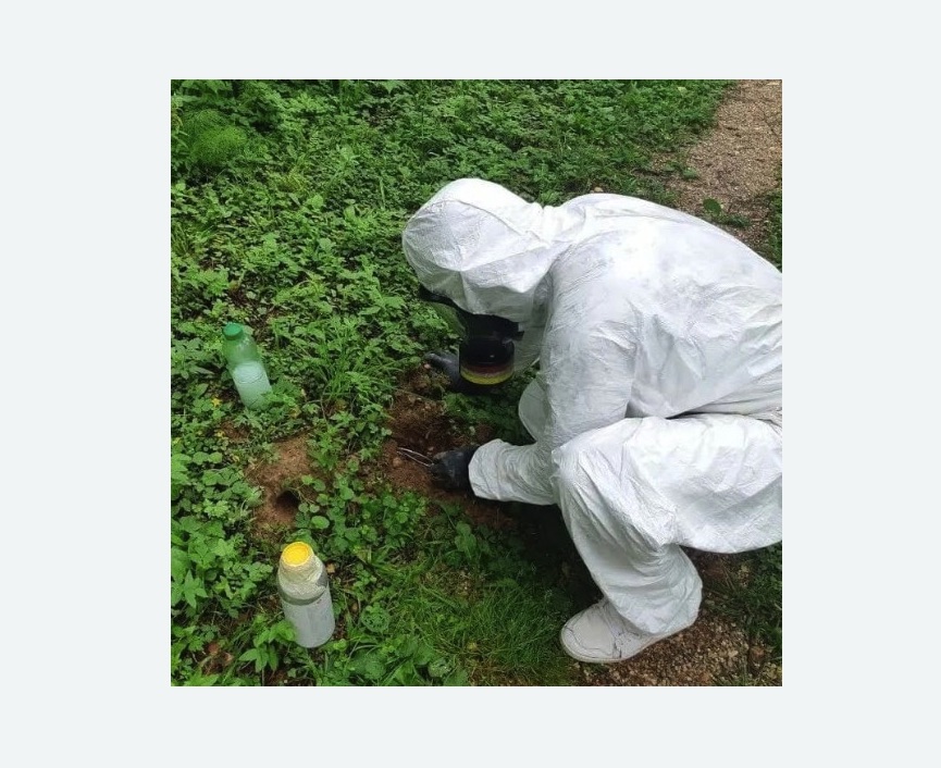 уничтожение кротов на участке в Фили-Давыдково города Москвы